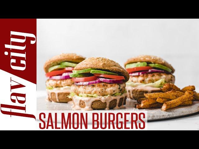 How To Make The Ultimate Salmon Burger With Secret Sauce