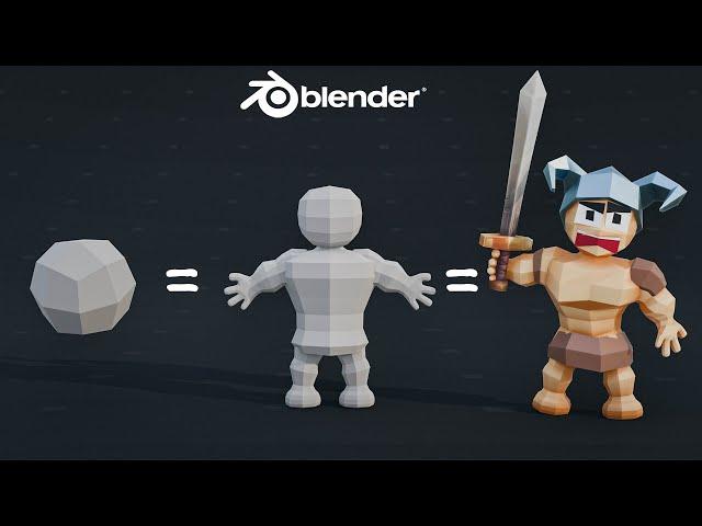 How to Make 3D Characters EASY | Blender Tutorial