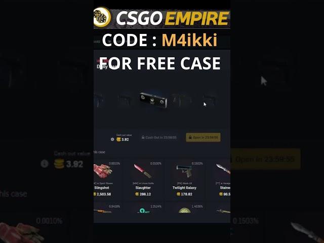 Day 20 opening csgoempire daily case #csgoempire #csgo #giveaway