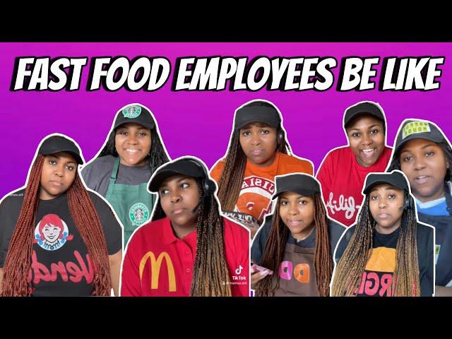 FAST FOOD EMPLOYEES BE LIKE || MAMAA.ARII *SUPER COMPILATION*