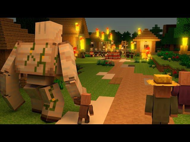 Green eyes the iron golem trailer #minecraft #minecraftanimation #animation #minecraftanimationmovie