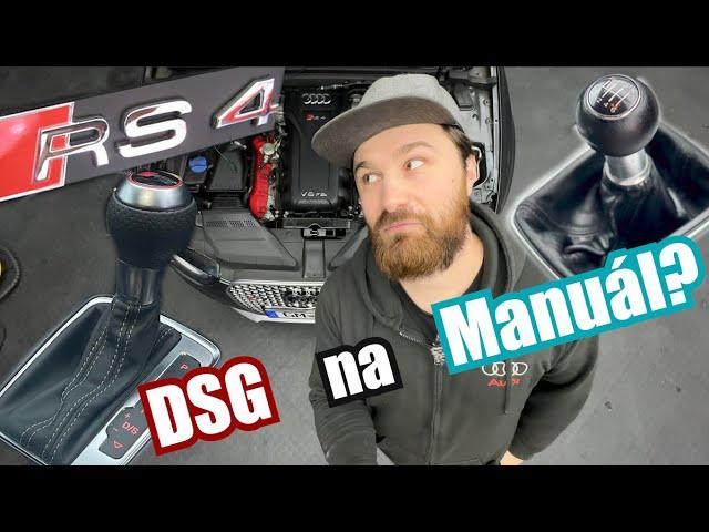 Prerobiť DSG RS4 B8.5 na manuál ? Neni problém ... ale kto nám s tým teraz pômože?? Či sa to nedá