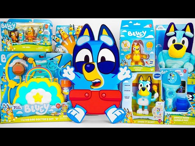 Bluey Toy Collection Unboxing Review  Mystery Baby Bluey Box & Bluey Obstacle Course Maze