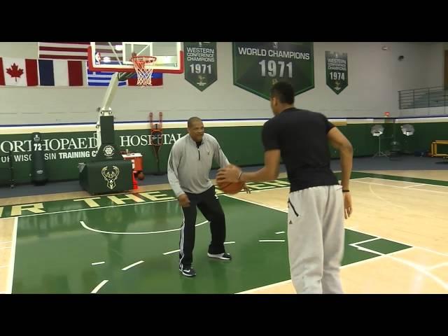 Giannis Antetokounmpo Breaks Down The "Euro-Step"