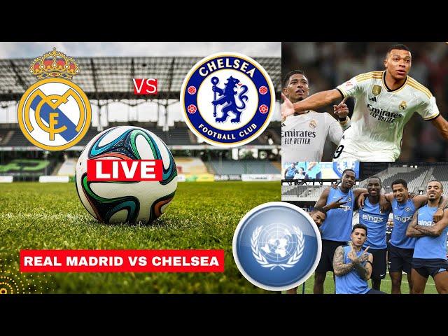 Real Madrid vs Chelsea 2--1 Live Pre-Season Friendly Football Match Score Highlights FC Vivo 2024