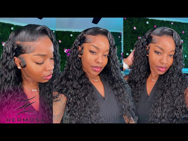 The BEST 360 Water wave Wig Melt |Pre Bleached & Cut HD lace Frontal  | Hermosa Hair