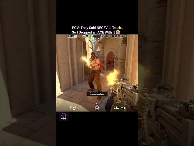 POV: They Said NEGEV Is Trash… So I Dropped an ACE With It  | CS:GO Clutch #gaming  #csgo #ace