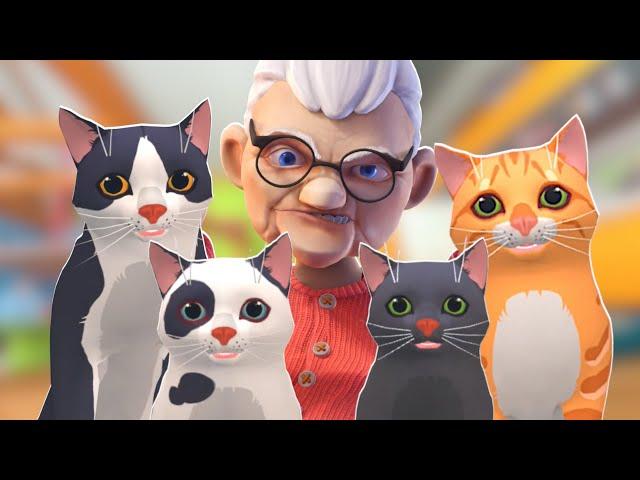Rescuing Even MORE CUTE CATS!! - Cat Cafe VR Full Game