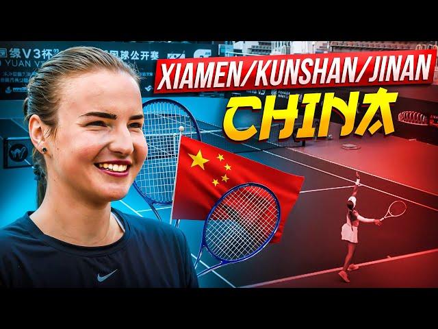 НЕРЕАЛЬНАЯ ВЛАЖНОСТЬ на турнирах в КИТАЕ  W15 Xiamen W35 Kunshan W 50Jinan | Polina Bakhmutkina