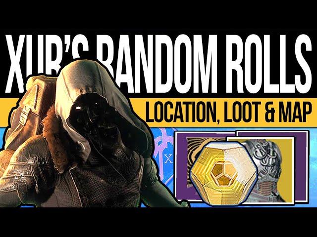 Destiny 2 | XUR'S DLC EXOTICS! NEW Random Rolls, Xur Location & Exotic Loot | 14th August