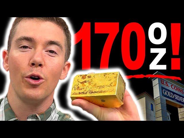 I "Offer" to Buy a 170-ounce Gold Bar from LARGEST COIN SHOP IN AMERICA...and THIS Happens!