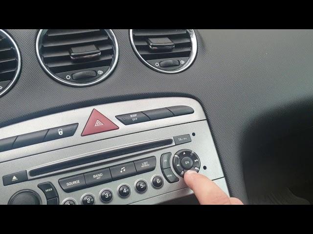 Peugeot 308 - How to set the clock? - Winter or summer time!