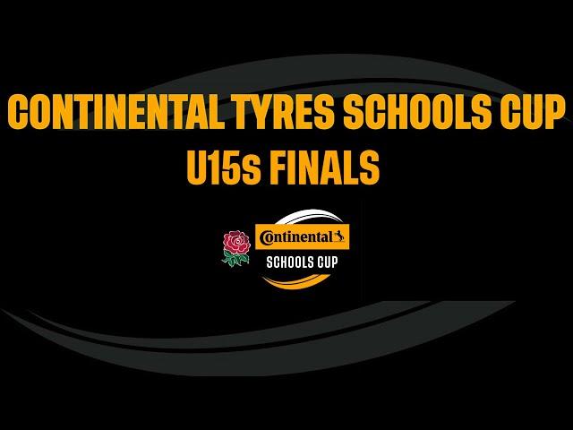 LIVE | Continental Tyres Schools Cup Under 15 Finals | StoneX Stadium