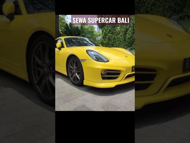 harga sewa supercar di bali