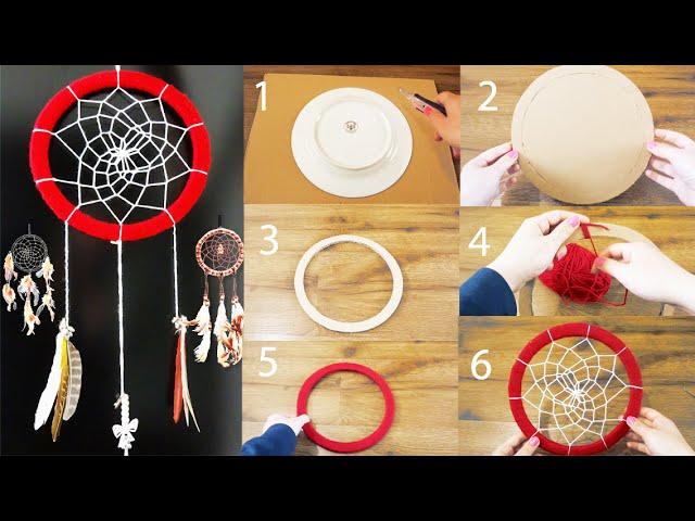 DIY Super Easy Way to Make a Dreamcatcher | Step by step! Easy tutorial! DiYana