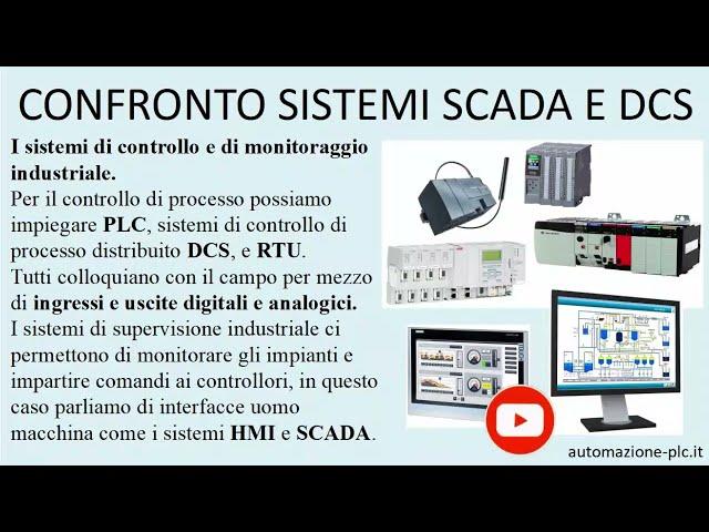 Confrontiamo SCADA e DCS - cosa sono e in cosa si differenziano