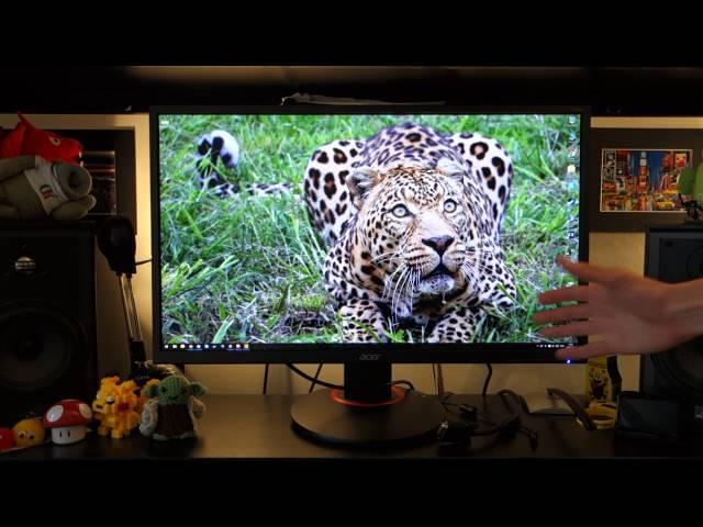 Acer XF270HU review - 144Hz WQHD IPS gaming monitor - By TotallydubbedHD