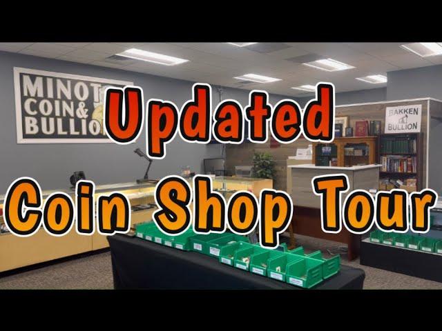 COIN SHOP tour featuring new items. #silver #coinshop #bullion  #gold