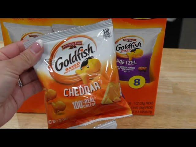 REVIEW Goldfish Crackers Big Smiles with Cheddar