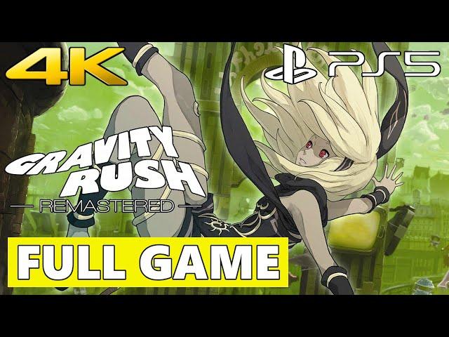 Gravity Rush Remastered Full Walkthrough Gameplay - No Commentary 4K (PS5 Longplay)