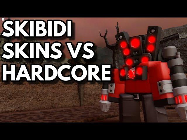 HARDCORE TRIUMPH WITH SKIBIDI SKINS | ROBLOX Tower Defense Simulator