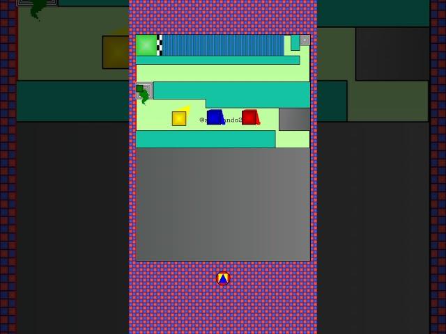 2D Squares vs. Impossible Track: Who Survives? - Square Race 🟦🟥🟨🟩