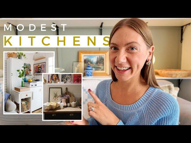 Modest Kitchens | Small Kitchen Inspiration | How to Transform your Outdated Kitchen