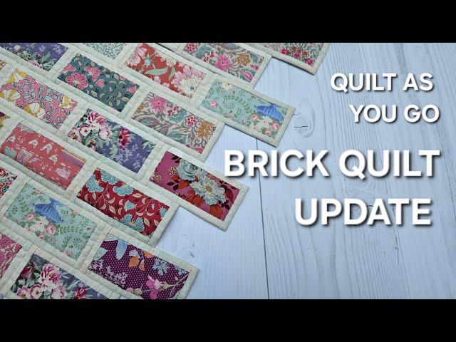 QUILT AS YOU GO PROGRESS UPDATE | Hand Sewing