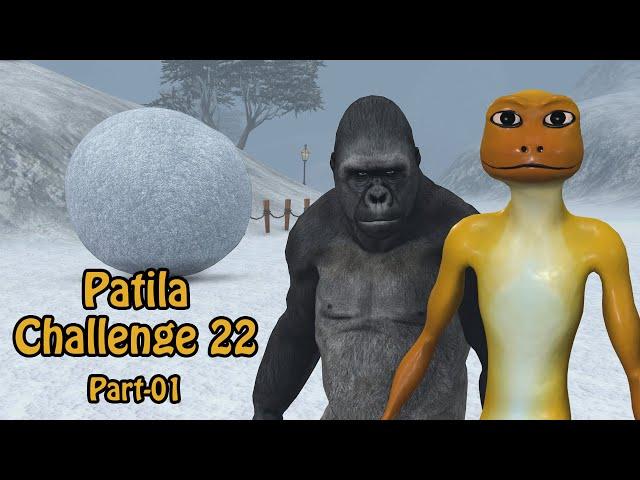 Patila Challenge 22 Part 01. Patila - Missed The Stranger Gorilla In Winter Animated Short Film.