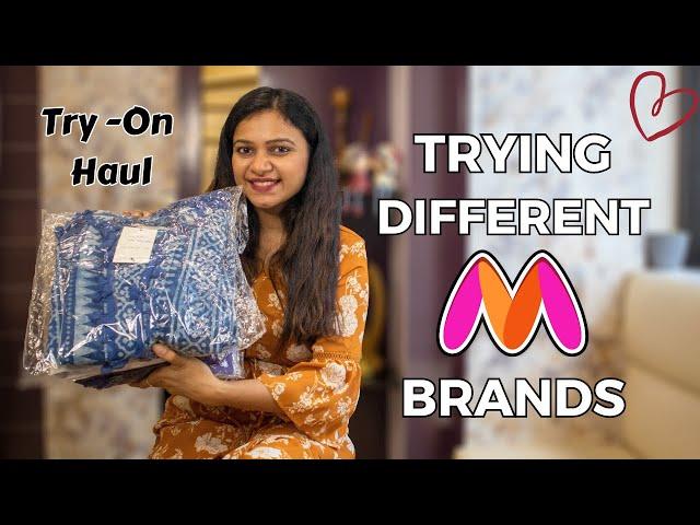 Myntra Kurta Set Haul | Kurta Try-On Haul | Basic With Divya