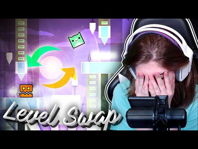 So I tried to use the level editor... | Geometry Dash Level Swap with Wulzy