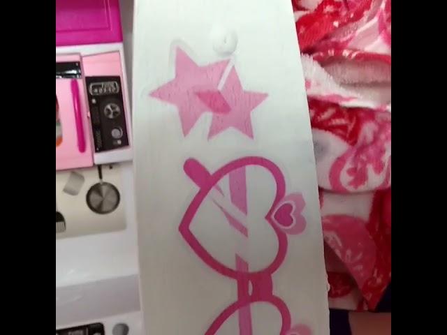 (Shorts: S. 3 Ep. 59) 45 Pink Princess Doll Wall Decal Stickers, Girl Room Decor. High End Luxury.
