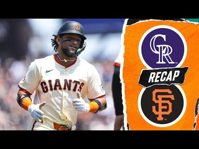 Rockies vs. Giants Game Highlights (5/3/25) | MLB Highlights