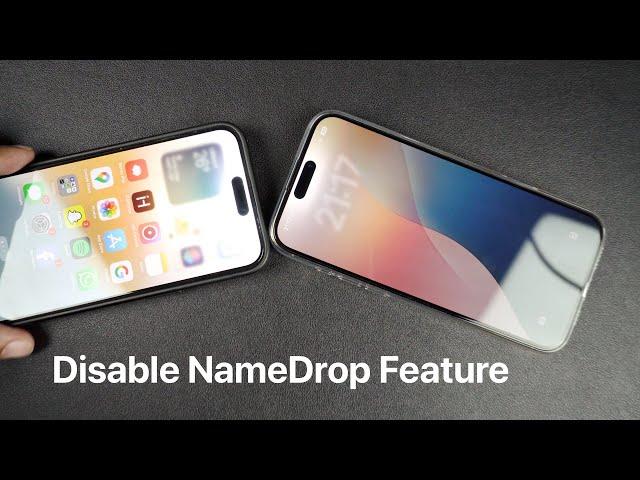 How To Turn off NameDrop | Stop iPhone From Sharing Contacts