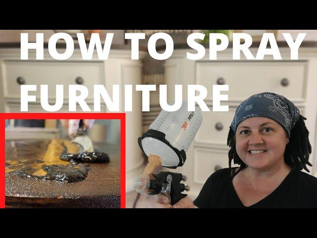 HOW TO SPRAY CHALK PAINT WITH THE 3M ACCUSPRAY GUN