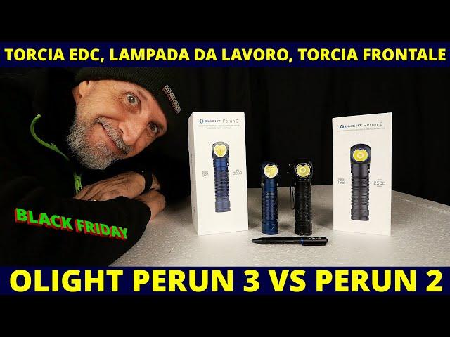 Torcia EDC potente Olight Perun 3 lampada da lavoro, frontale #blackfriday  #olightworld #olight