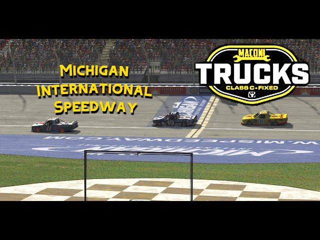 NASCAR Trucks Clash at Michigan! | Intense iRacing Action | ZDubLee