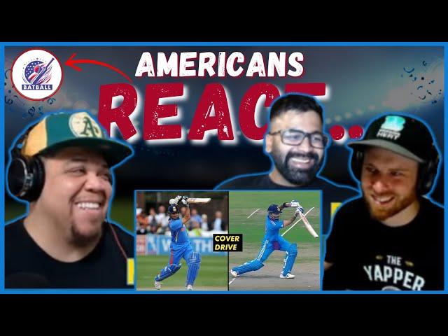 AMERICAN'S REACT TO SACHIN TENDULKAR vs VIRAT KHOLI'S 10 GREATEST SHOTS || REAL FANS SPORTS