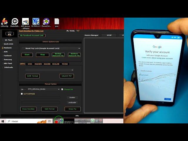 PL Tool FRP Bypass Mediatek model Android 8-9-10-11-12 [[ TESTED Xiaomi Mi Play ]]