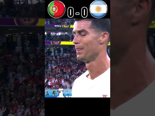 The Day Ronaldo And Messi Cried | Portugal VS Argentina Imaginary Final | #ronaldo vs #messi