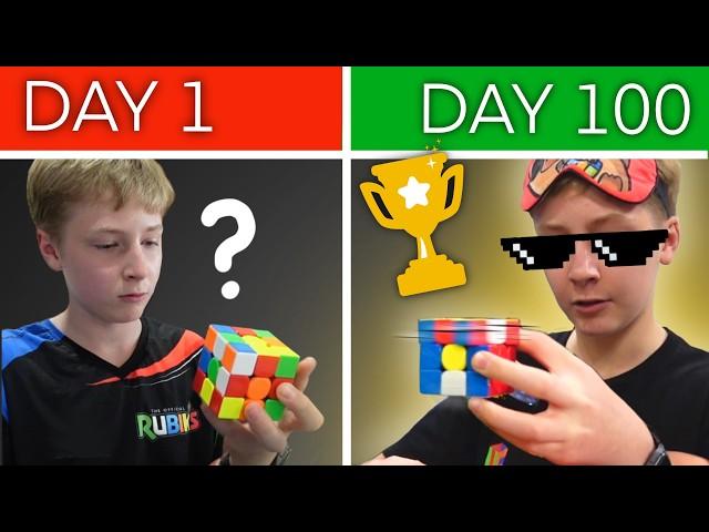 100 days with the new best Rubik’s Cube Method *One Handed*