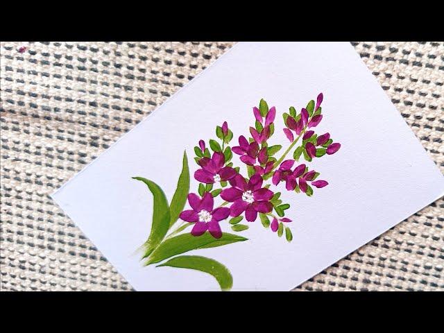 acrylic flower painting/flower painting/easy painting