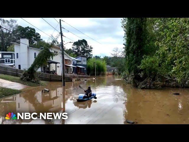 Western North Carolina hit with life-threatening flooding and mudslides