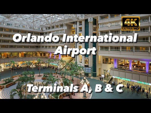 Orlando International Airport MCO Terminals A, B & C - Orlando, Florida | Walkthrough