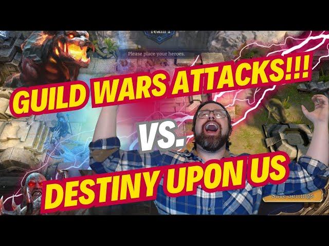 Guild Wars Attacks!! vs  Destiny Upon Us   Watcher of Realms GvG   Made with Clipchamp