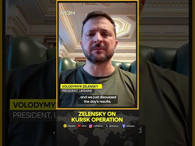 Russia-Ukraine War: Zelensky reacts to heavy fighting in Kursk region | WION Shorts