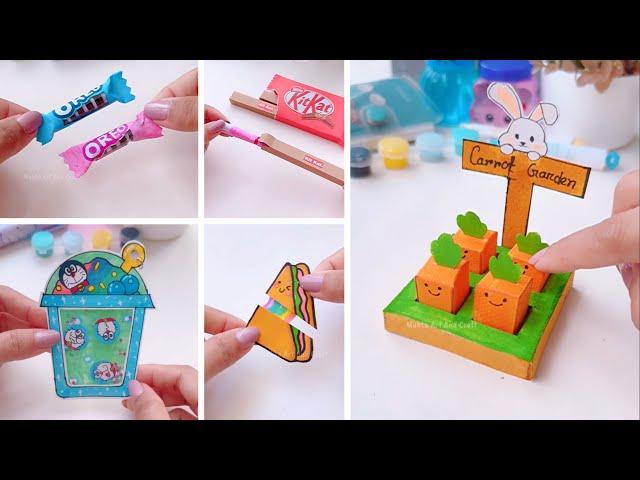 Easy miniature paper craft ideas #shorts #art #diy