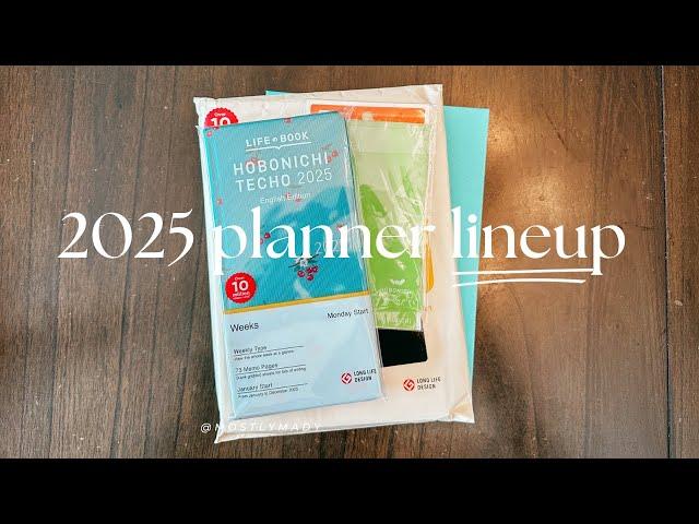 2025 planner lineup.. what worked in 2024 and what I plan to use for the new year!