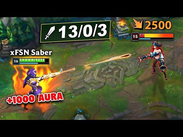 Saber Caitlyn on main? +1000 Aura