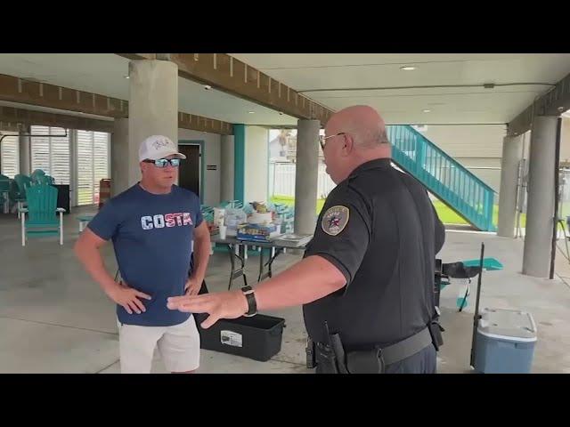 Caught on video: Bayou Vista Police Chief clashes with residents during community BBQ